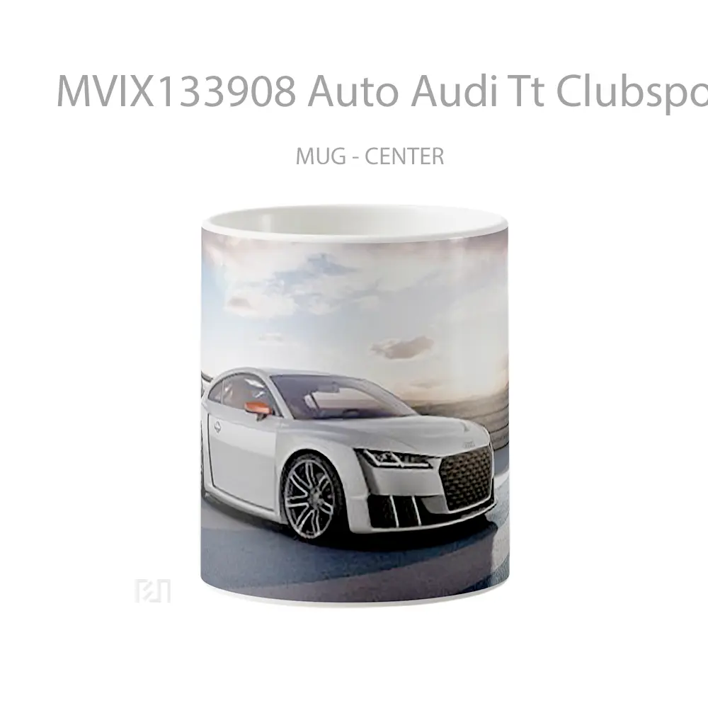 Mug Auto Audi Tt Clubsport Turbo Concept Cangkir Mobil