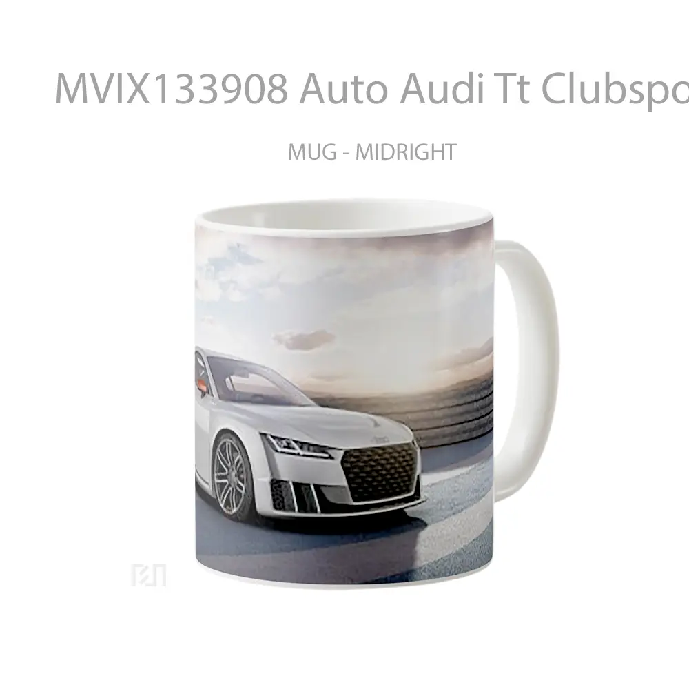 Mug Auto Audi Tt Clubsport Turbo Concept Cangkir Mobil - All-side / Desain