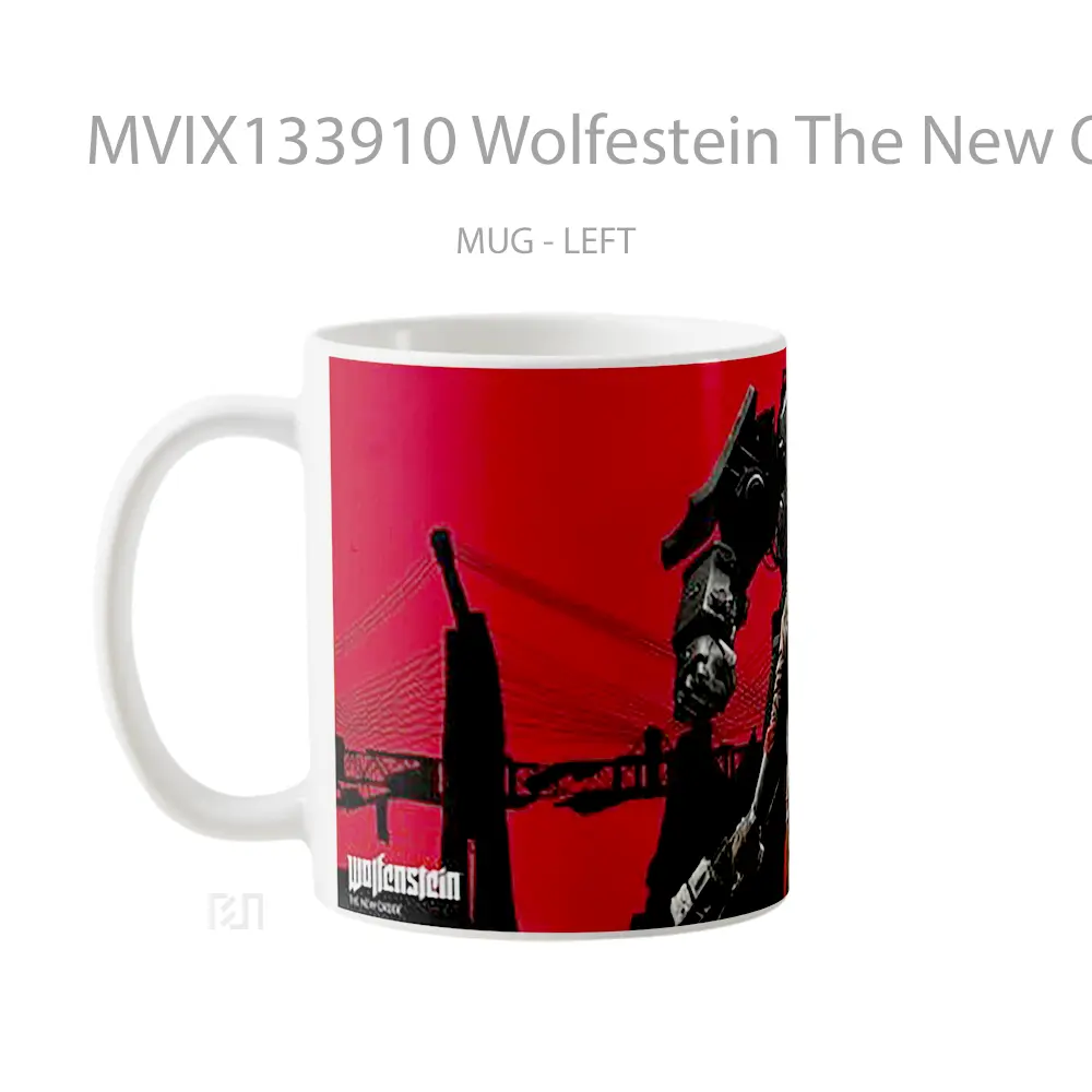 Mug Wolfestein The New Order Gelas Keramik Unik - All-side / Desain