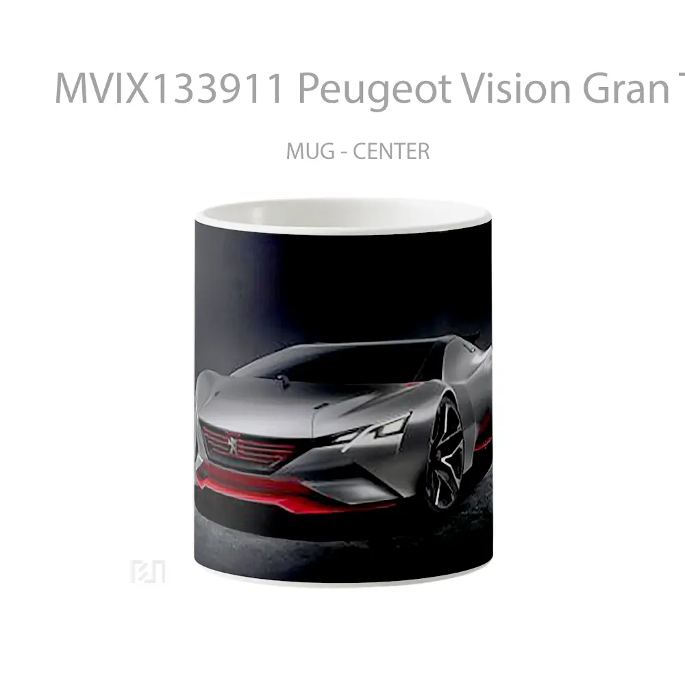 Mug Peugeot Vision Gran Turismo Gelas Superhero