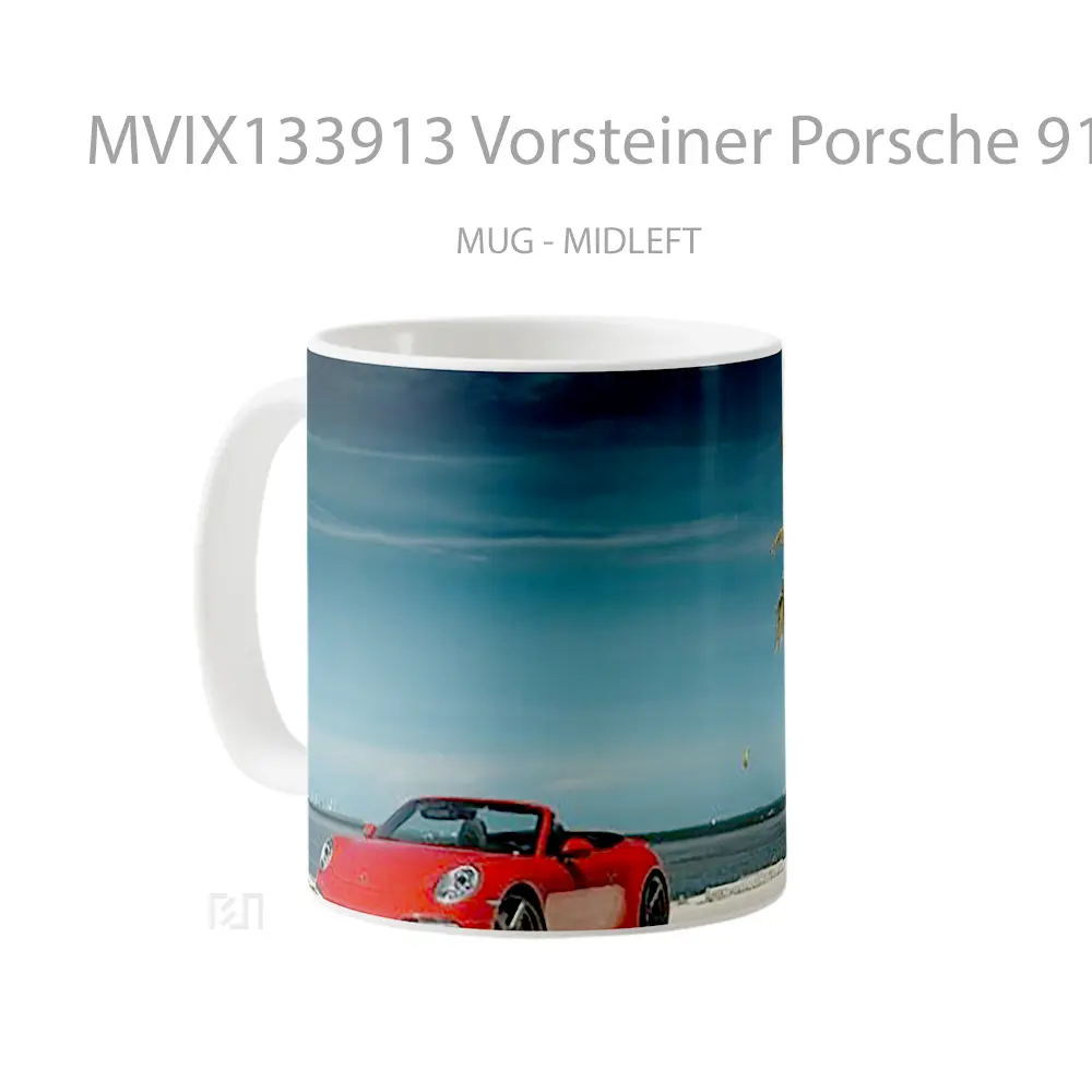 Mug Vorsteiner Porsche 911 Carrera 4S Vff 104 Cangkir Mobil - All-side / Desain