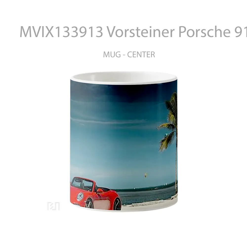 Mug Vorsteiner Porsche 911 Carrera 4S Vff 104 Cangkir Mobil