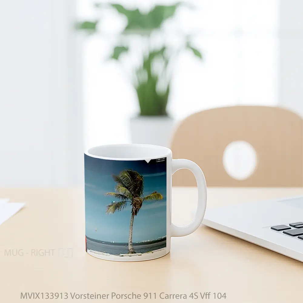 Mug Vorsteiner Porsche 911 Carrera 4S Vff 104 Cangkir Mobil - All-side / Desain