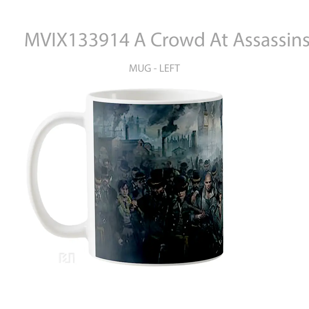 Mug A Crowd At Assassins Creed Syndicate Cangkir Gamer - All-side / Desain