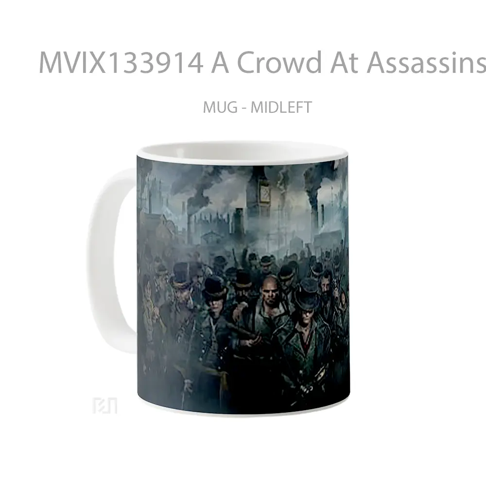 Mug A Crowd At Assassins Creed Syndicate Cangkir Gamer - All-side / Desain