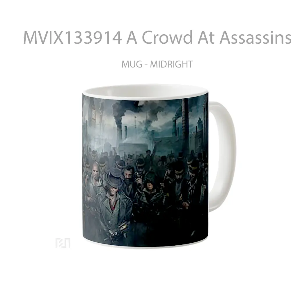 Mug A Crowd At Assassins Creed Syndicate Cangkir Gamer - All-side / Desain