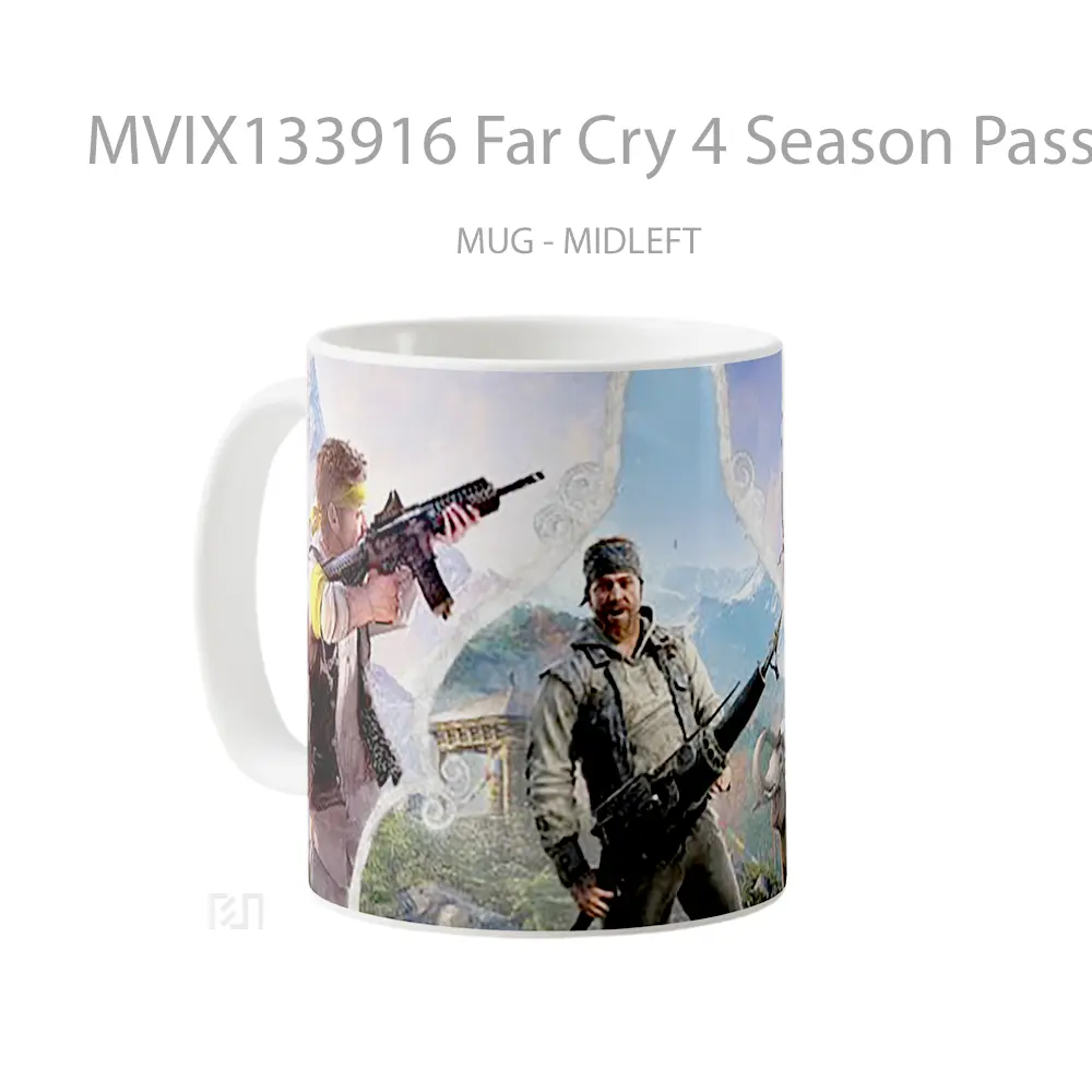 Mug Far Cry 4 Season Pass Gelas Keramik Unik - All-side / Desain