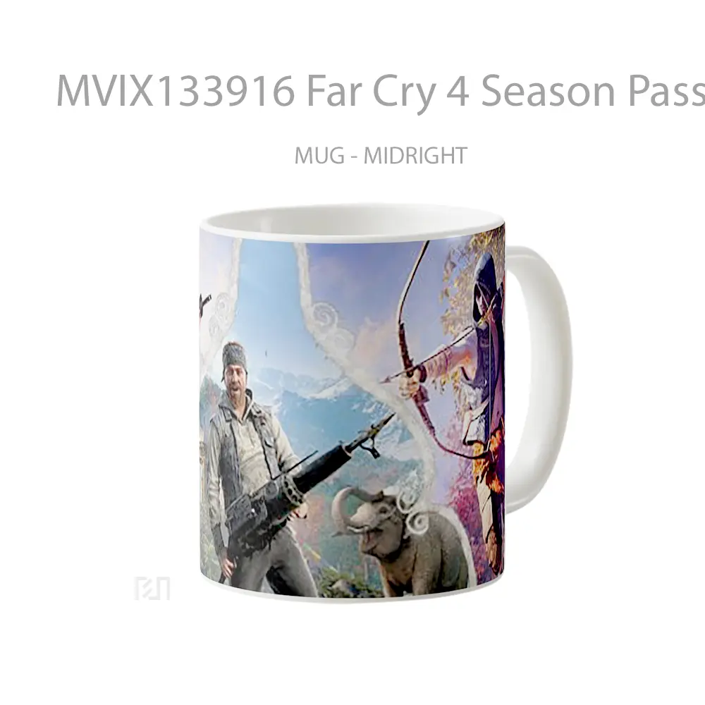 Mug Far Cry 4 Season Pass Gelas Keramik Unik - All-side / Desain