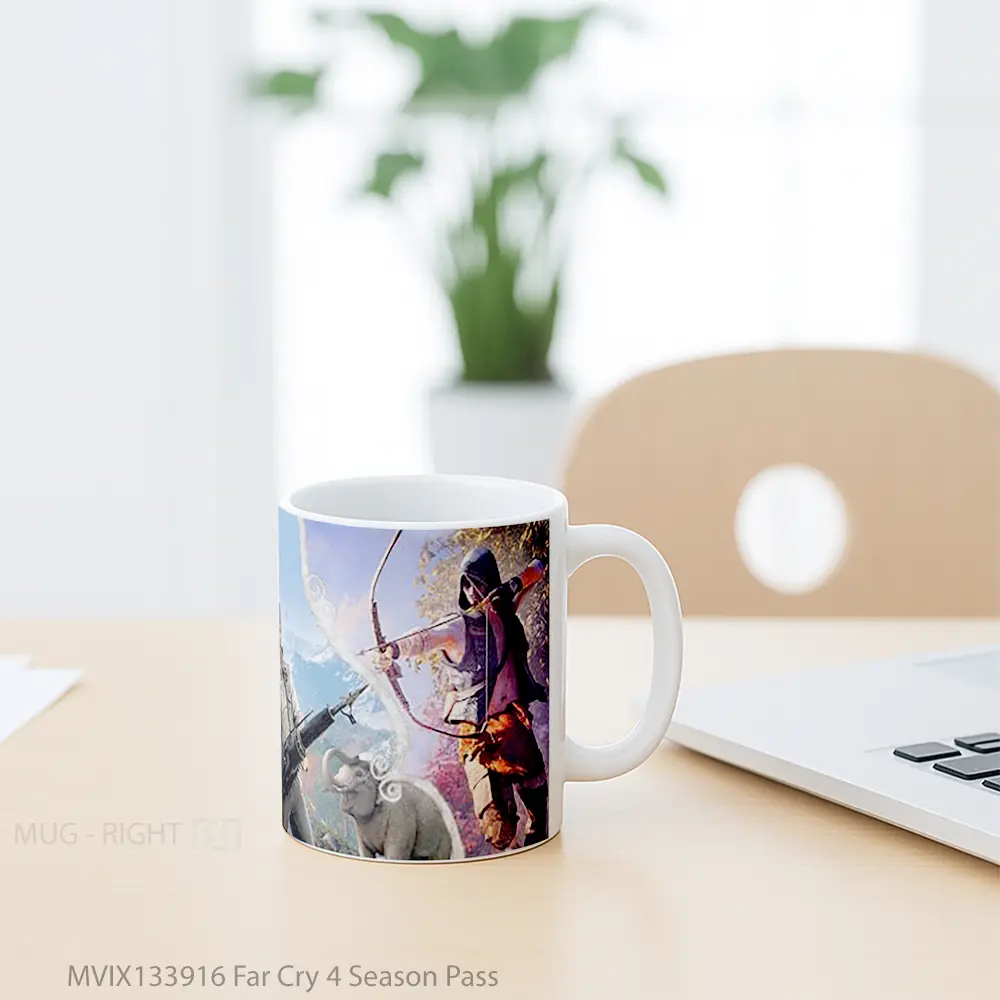 Mug Far Cry 4 Season Pass Gelas Keramik Unik - All-side / Desain