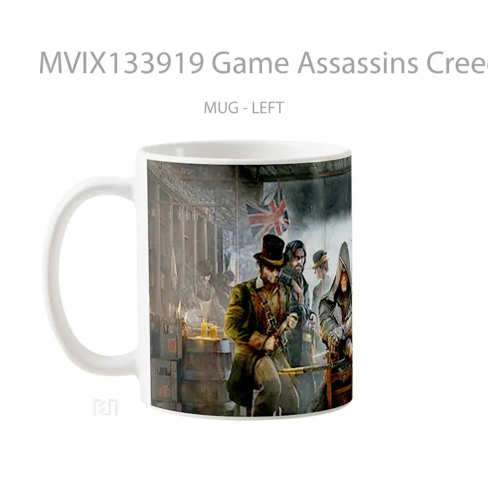 Mug Game Assassins Creed Syndicate Cangkir Gamer - All-side / Desain