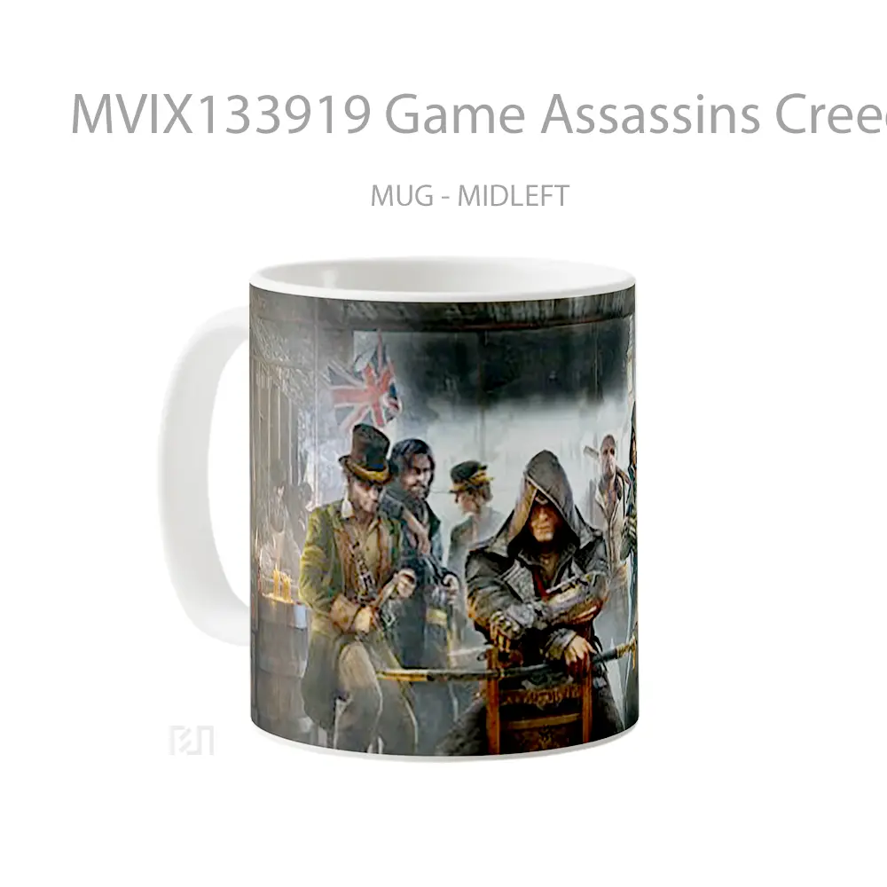 Mug Game Assassins Creed Syndicate Cangkir Gamer - All-side / Desain