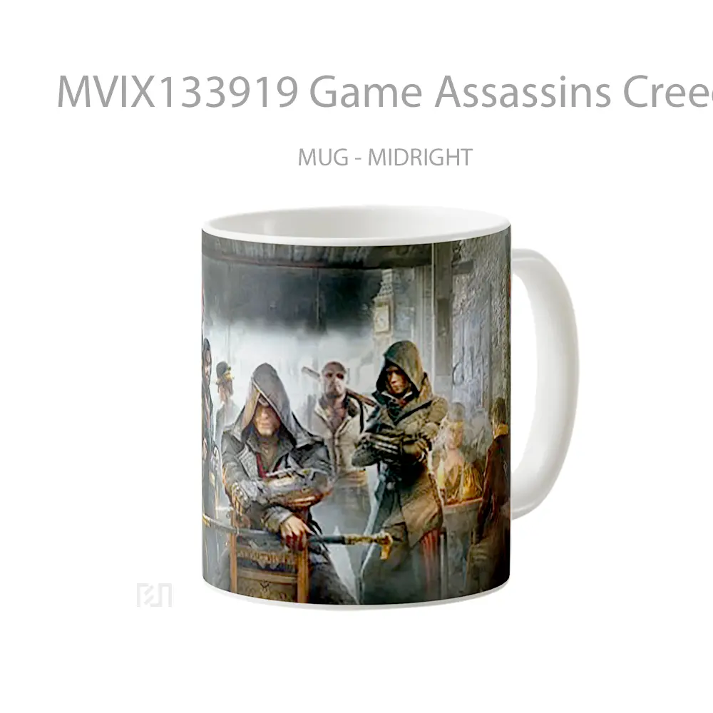 Mug Game Assassins Creed Syndicate Cangkir Gamer - All-side / Desain