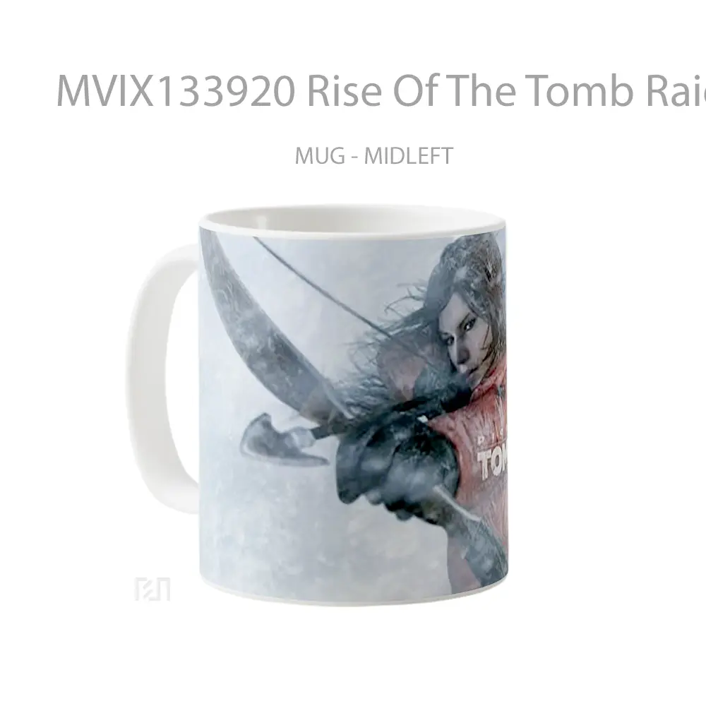 Mug Rise Of The Tomb Raider In Snow Gelas Pemandangan Alam - All-side / Desain
