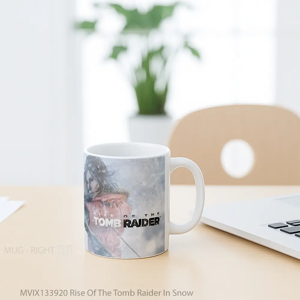 Mug Rise Of The Tomb Raider In Snow Gelas Pemandangan Alam - All-side / Desain