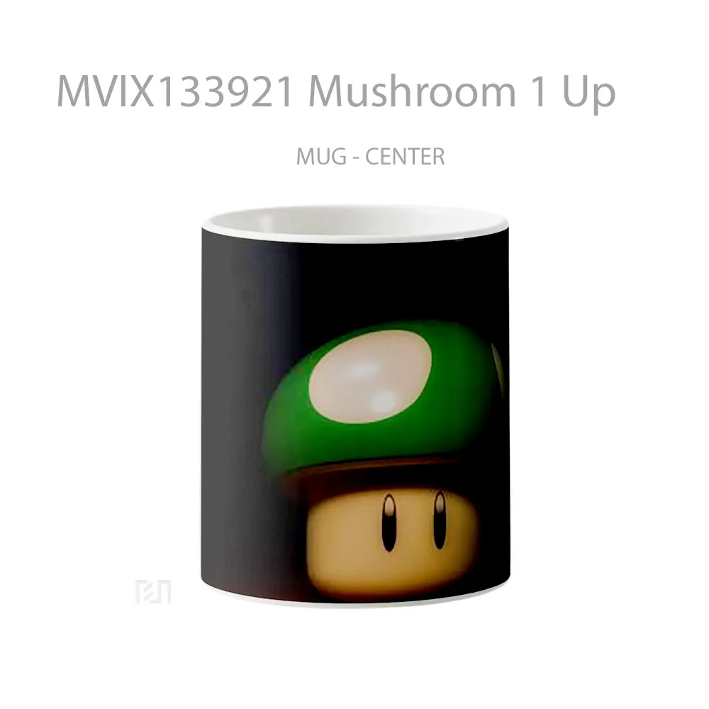 Mug Mushroom 1 Up Gelas Keramik Unik