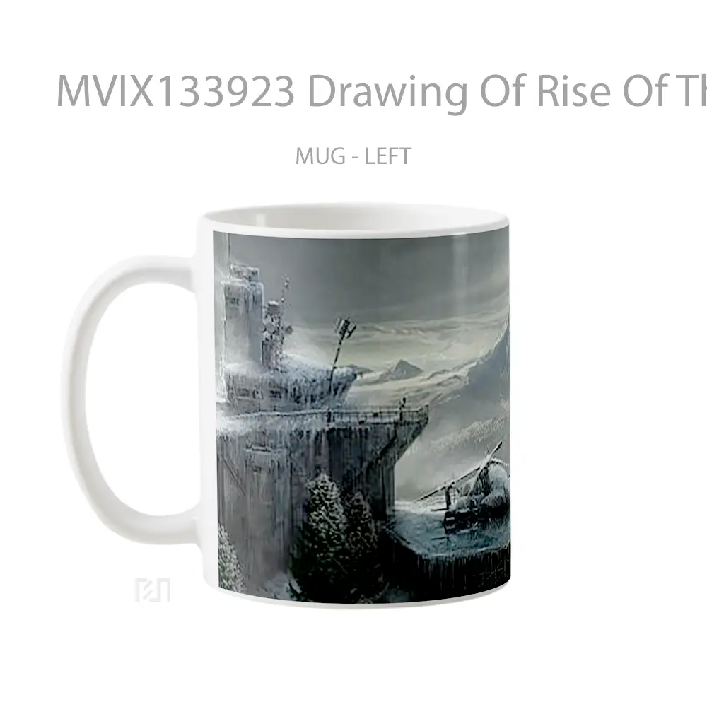 Mug Drawing Of Rise Of The Tomb Raider Gelas Keramik Unik - All-side / Desain