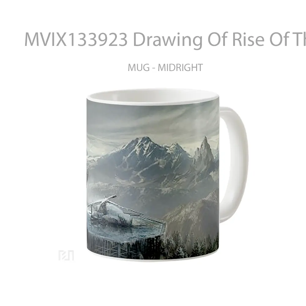Mug Drawing Of Rise Of The Tomb Raider Gelas Keramik Unik - All-side / Desain