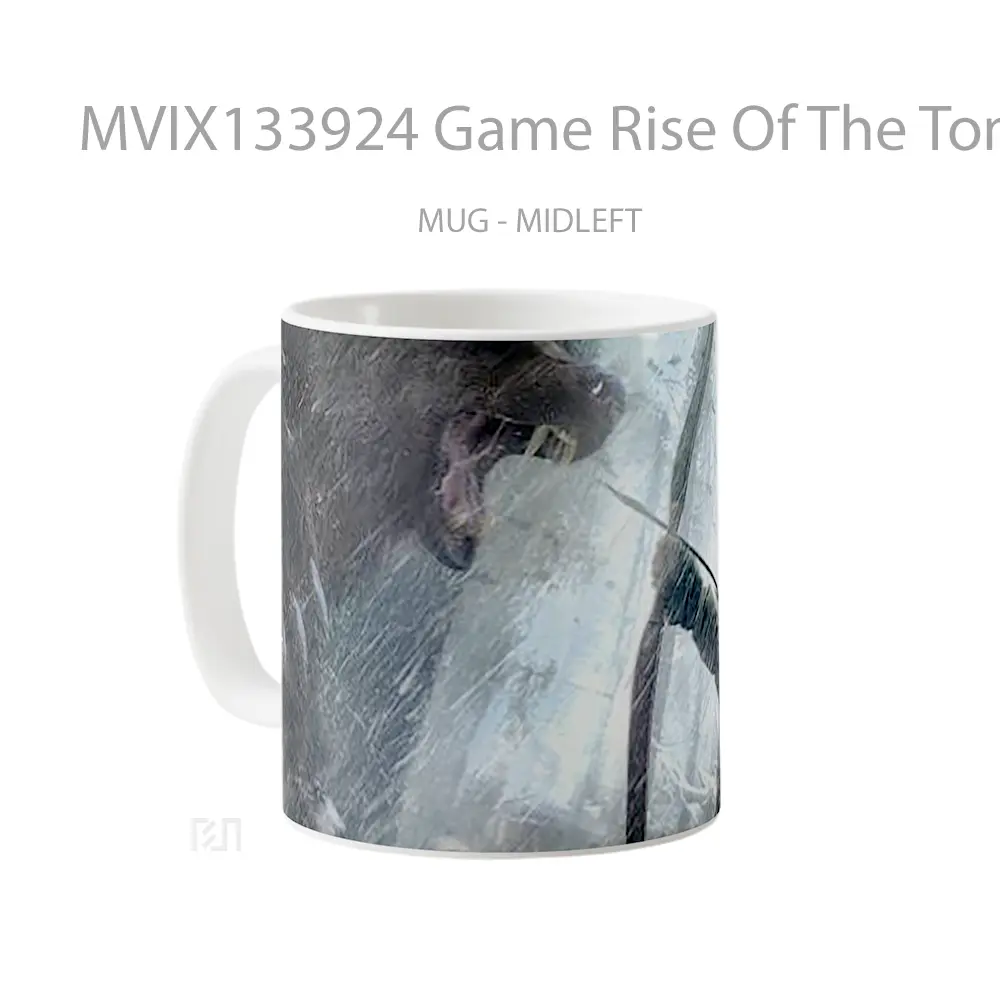 Mug Game Rise Of The Tomb Raider V2 Cangkir Gamer - All-side / Desain