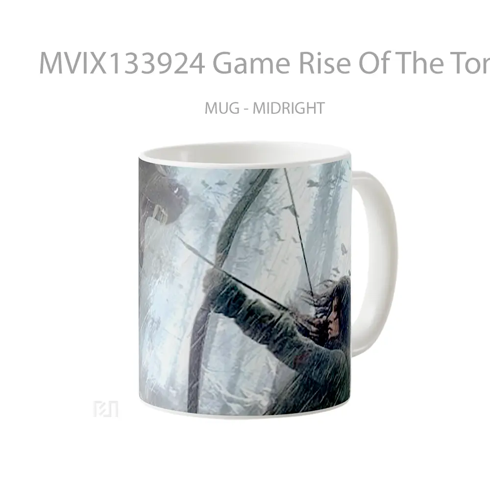 Mug Game Rise Of The Tomb Raider V2 Cangkir Gamer - All-side / Desain
