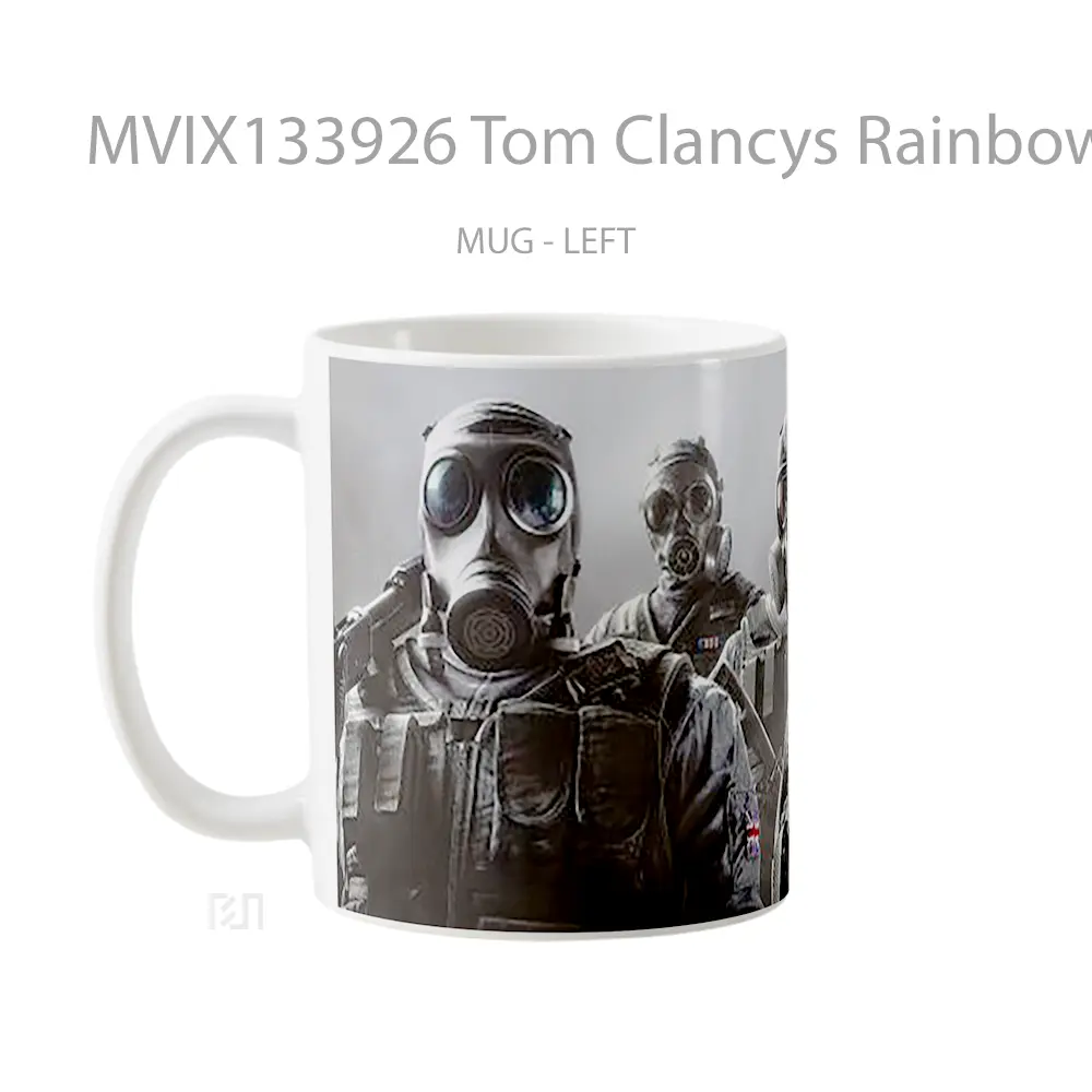 Mug Tom Clancys Rainbow Six Siege Gelas Keramik Unik - All-side / Desain
