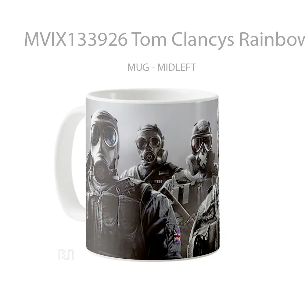 Mug Tom Clancys Rainbow Six Siege Gelas Keramik Unik - All-side / Desain