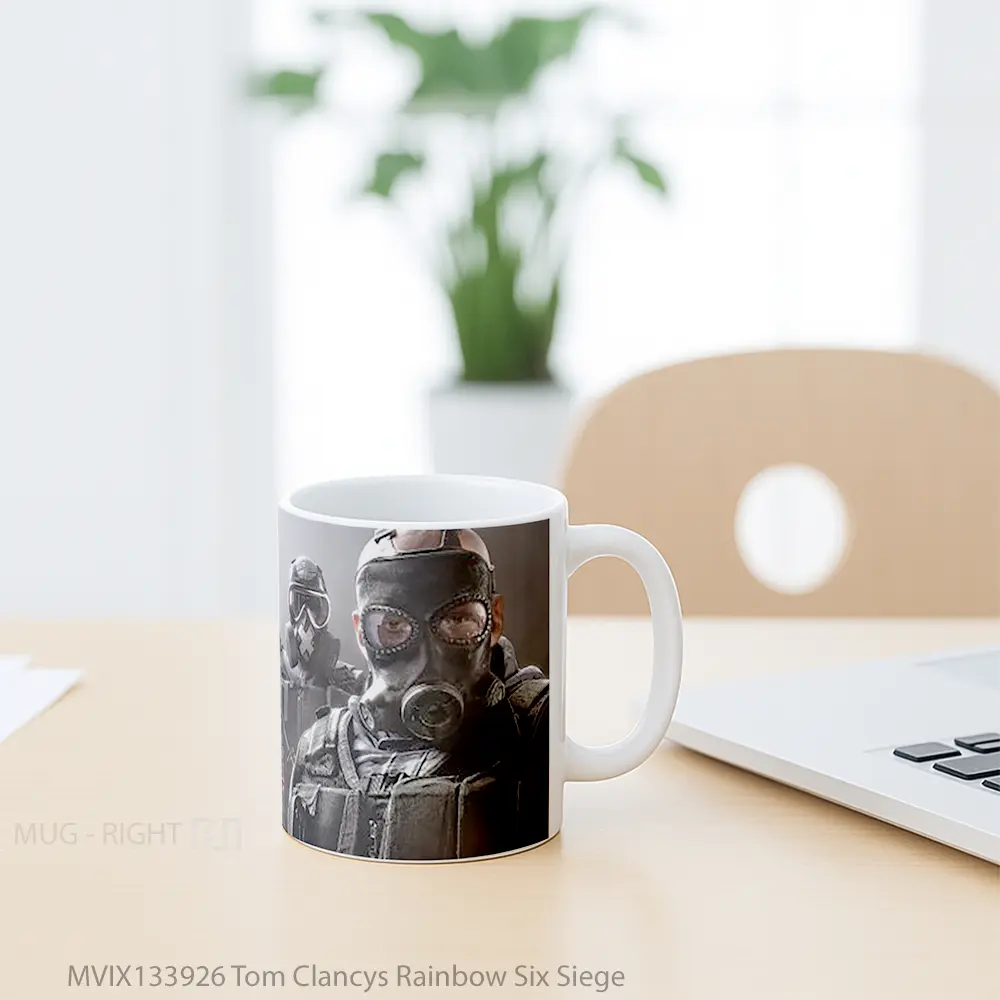 Mug Tom Clancys Rainbow Six Siege Gelas Keramik Unik - All-side / Desain