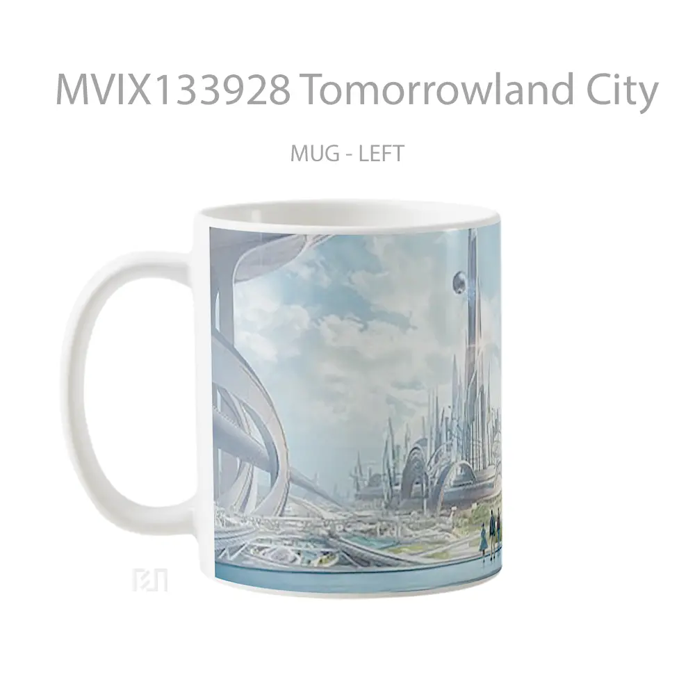 Mug Tomorrowland City Gelas Keramik Unik - All-side / Desain