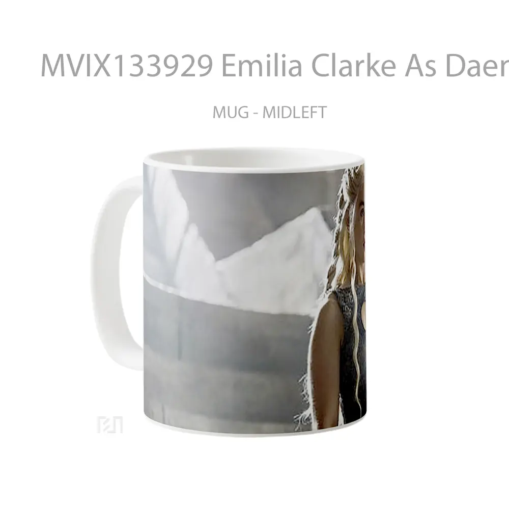 Mug Emilia Clarke As Daenerys Targaryen Gelas Keramik Unik - All-side / Desain