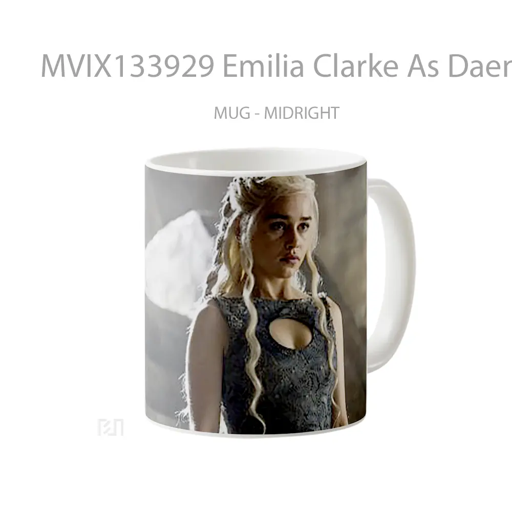 Mug Emilia Clarke As Daenerys Targaryen Gelas Keramik Unik - All-side / Desain