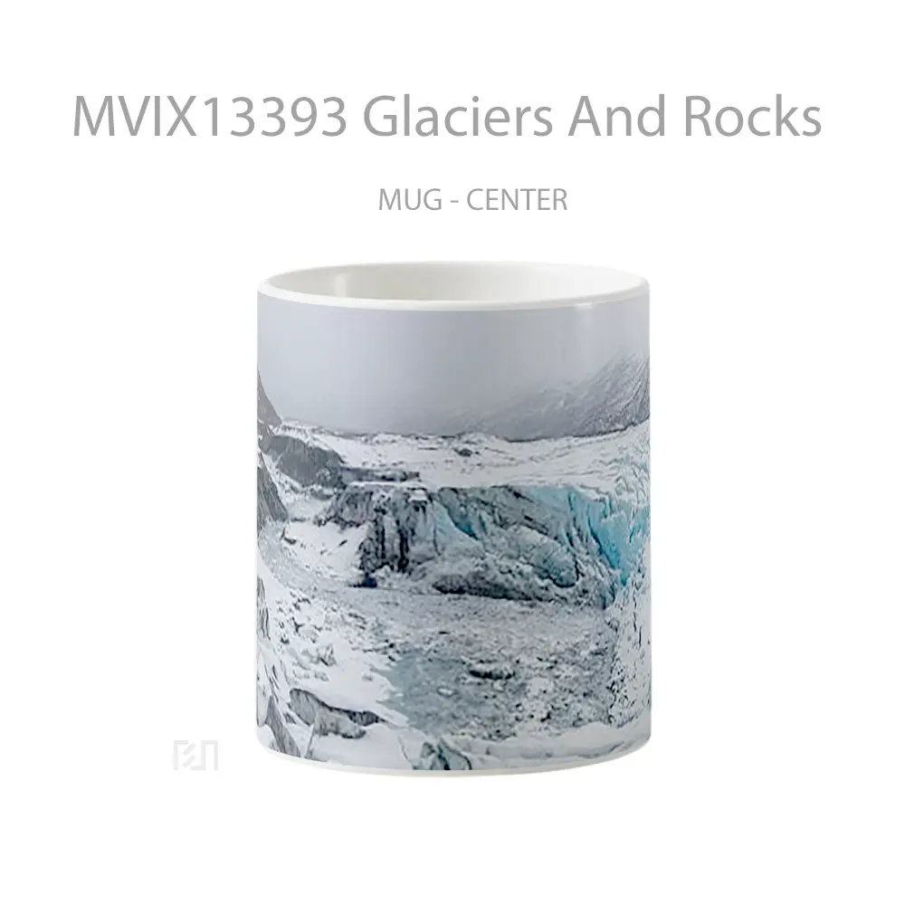Mug Glaciers And Rocks Gelas Keramik Unik