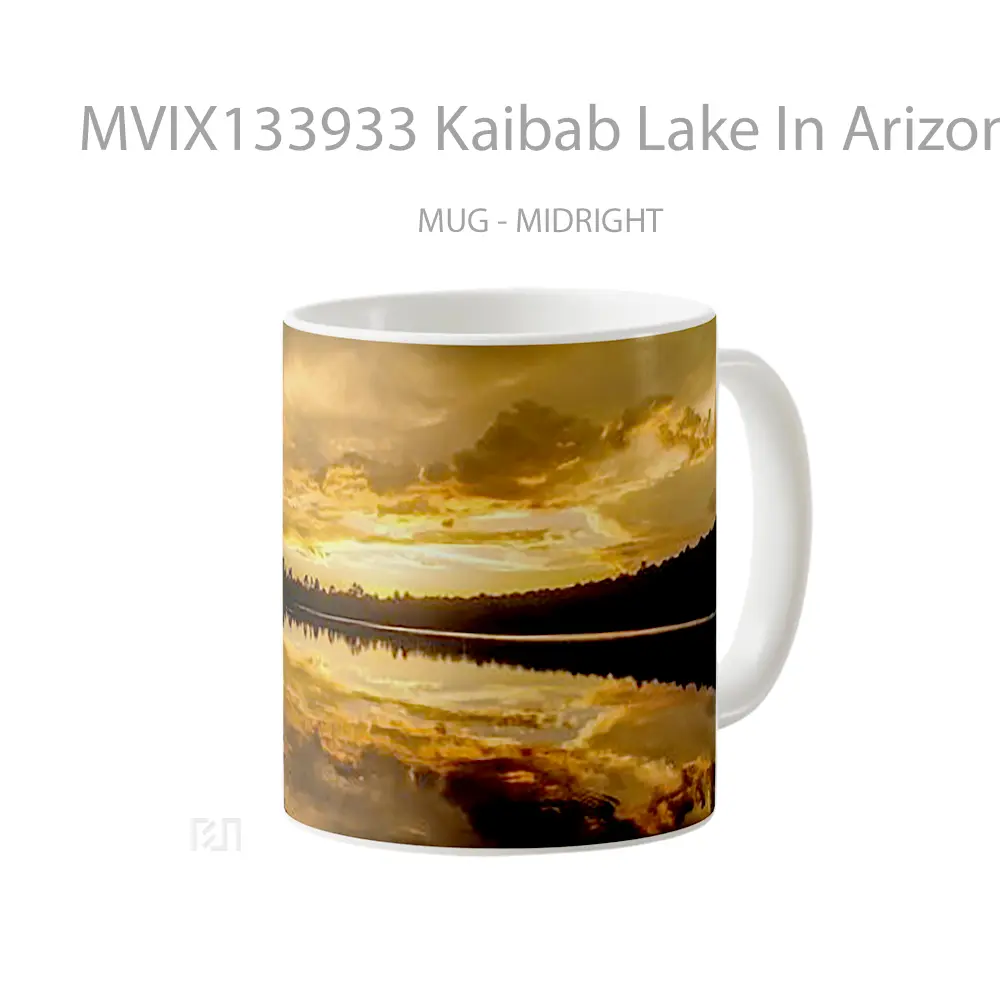 Mug Kaibab Lake In Arizona Gelas Pemandangan Alam - All-side / Desain