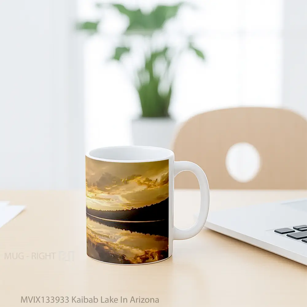 Mug Kaibab Lake In Arizona Gelas Pemandangan Alam - All-side / Desain