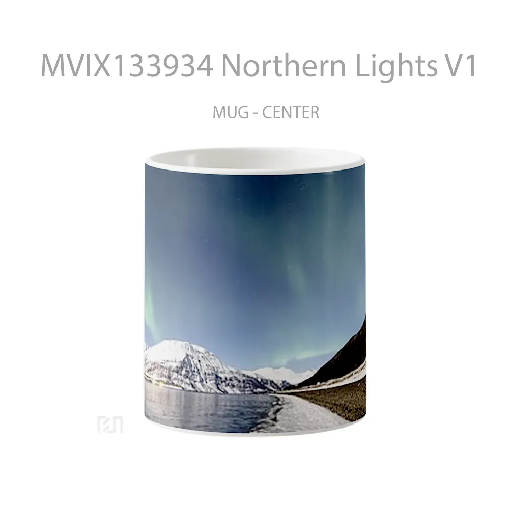 Mug Northern Lights V1 Gelas Keramik Unik