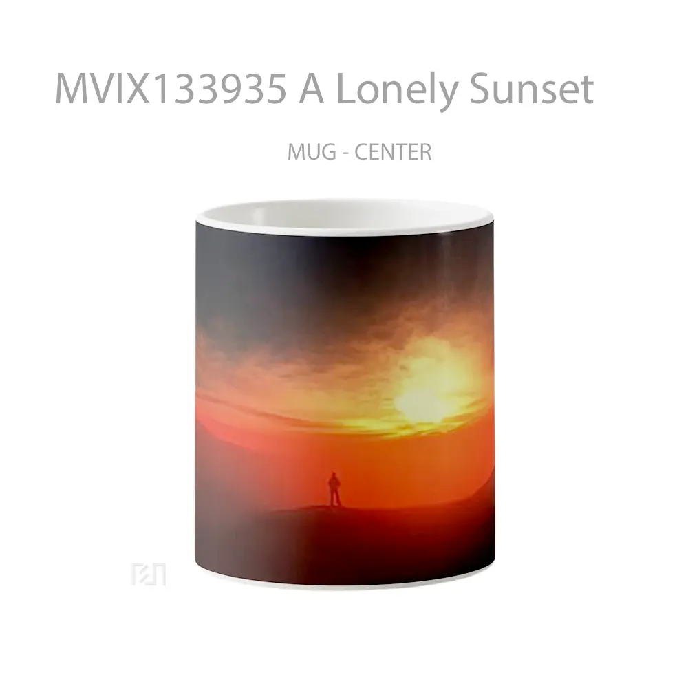 Mug A Lonely Sunset Gelas Pemandangan Alam