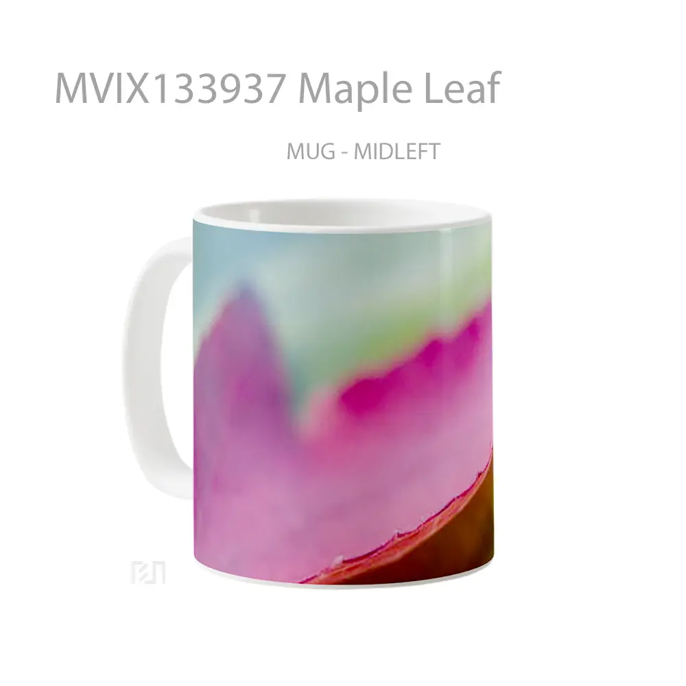 Mug Maple Leaf Gelas Keramik Unik - All-side / Desain