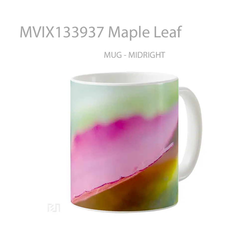 Mug Maple Leaf Gelas Keramik Unik - All-side / Desain