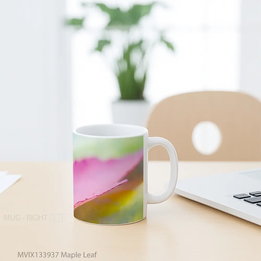 Mug Maple Leaf Gelas Keramik Unik - All-side / Desain