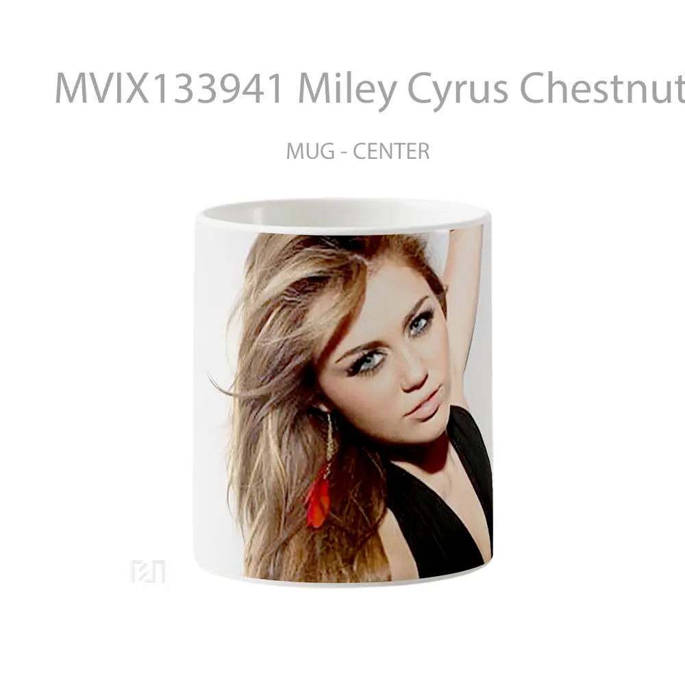 Mug Miley Cyrus Chestnut V1 Gelas Selebriti