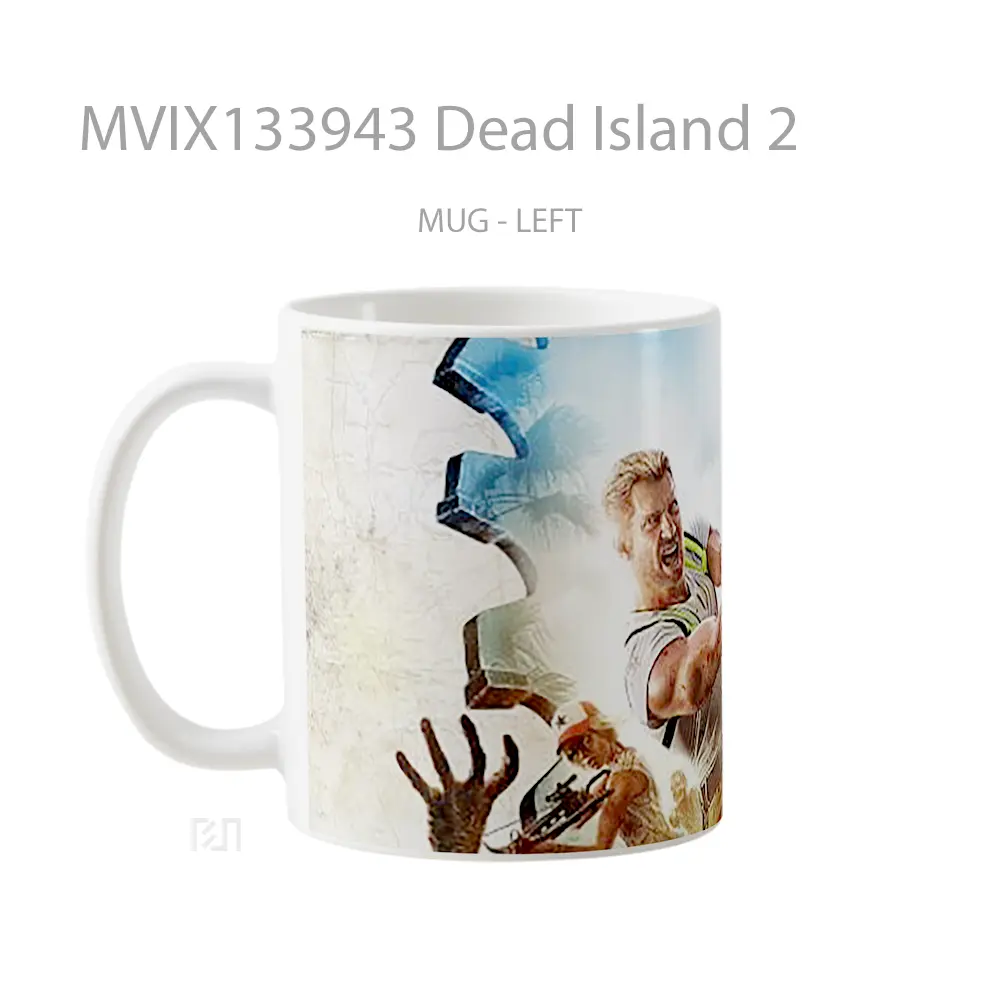 Mug Dead Island 2 Gelas Pemandangan Alam - All-side / Desain