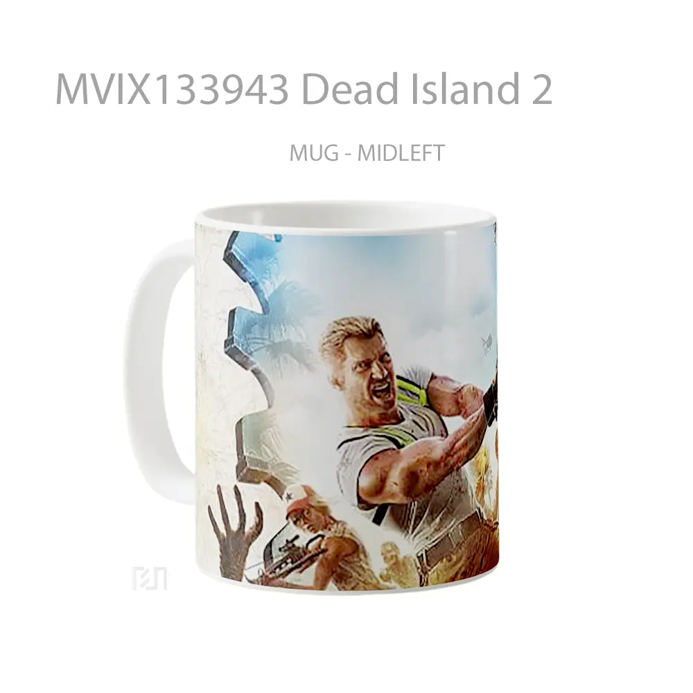 Mug Dead Island 2 Gelas Pemandangan Alam - All-side / Desain