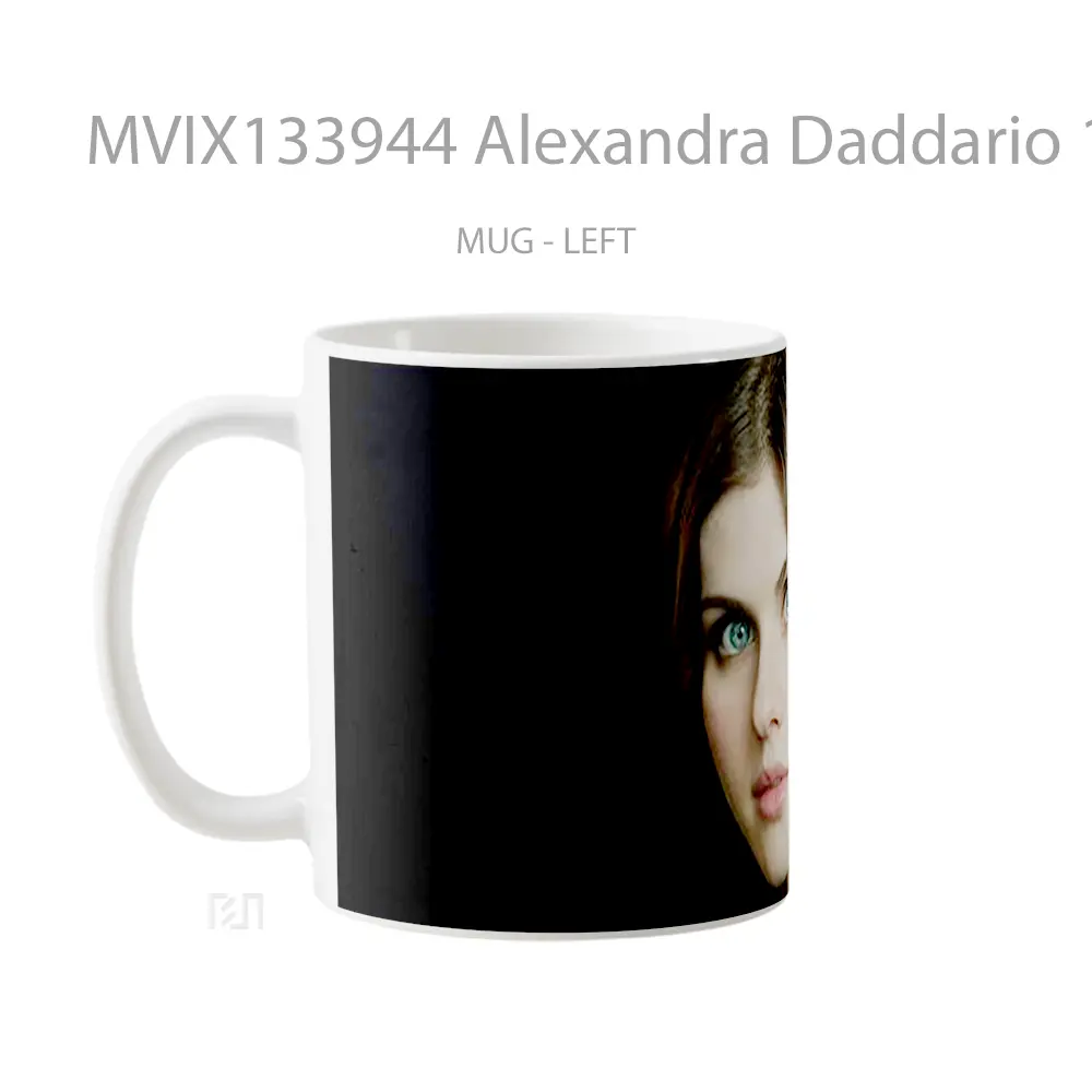 Mug Alexandra Daddario 1 Gelas Selebriti - All-side / Desain