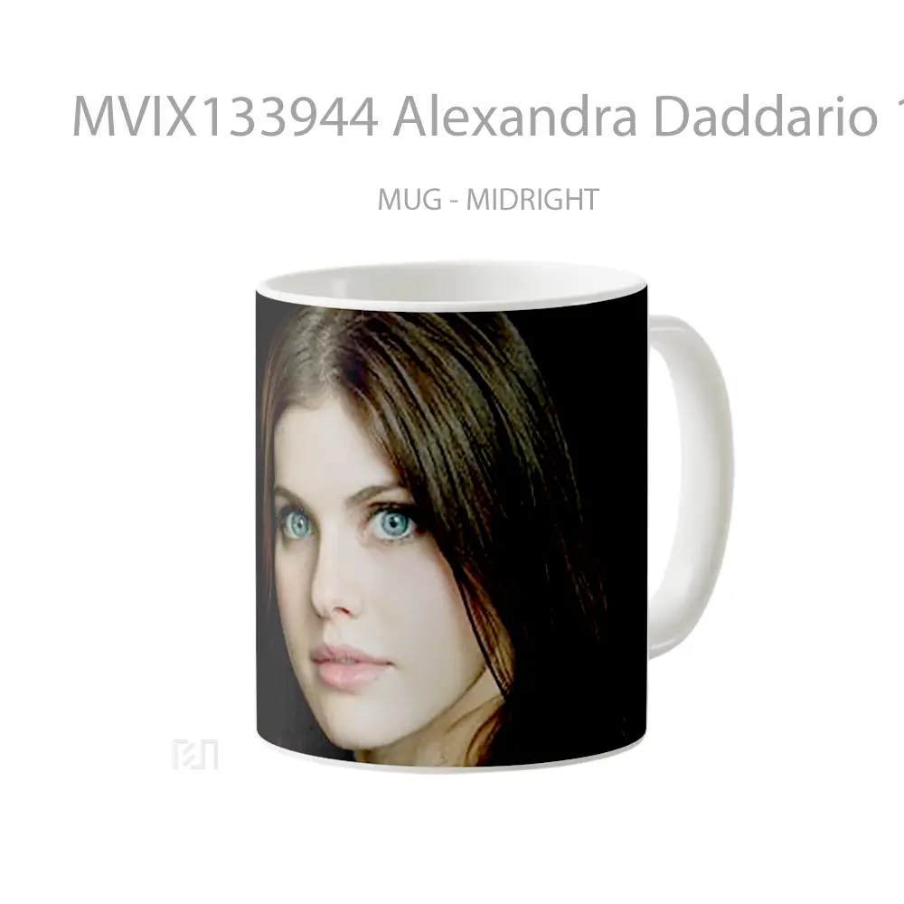 Mug Alexandra Daddario 1 Gelas Selebriti - All-side / Desain