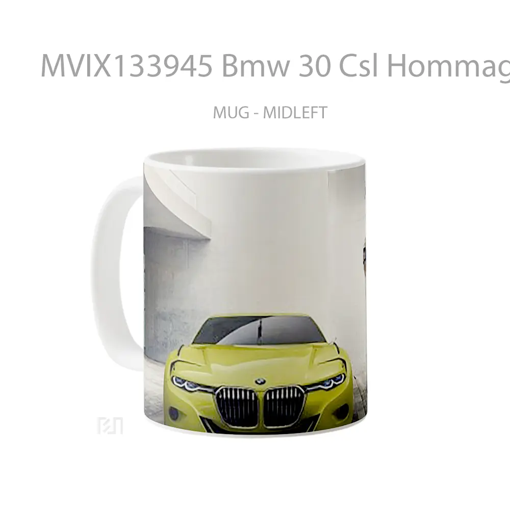 Mug Bmw 30 Csl Hommage Concept Cangkir Mobil - All-side / Desain
