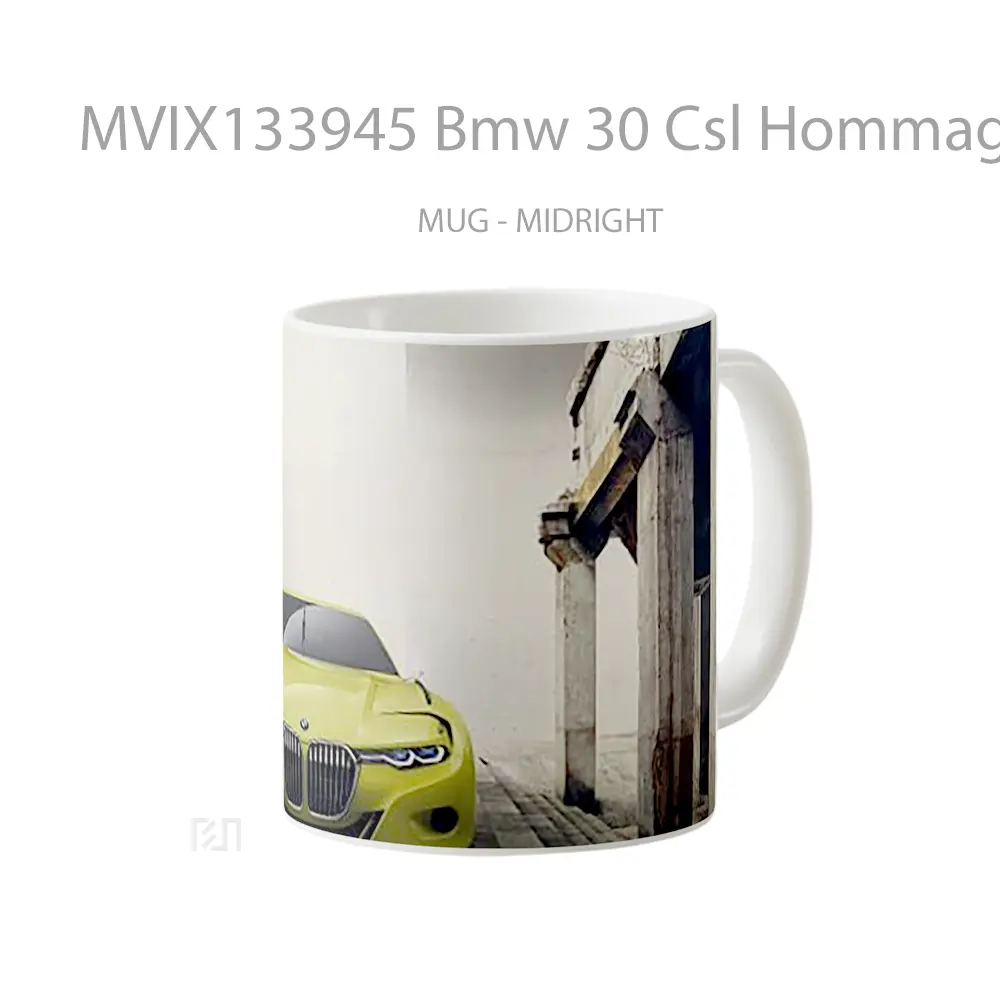 Mug Bmw 30 Csl Hommage Concept Cangkir Mobil - All-side / Desain