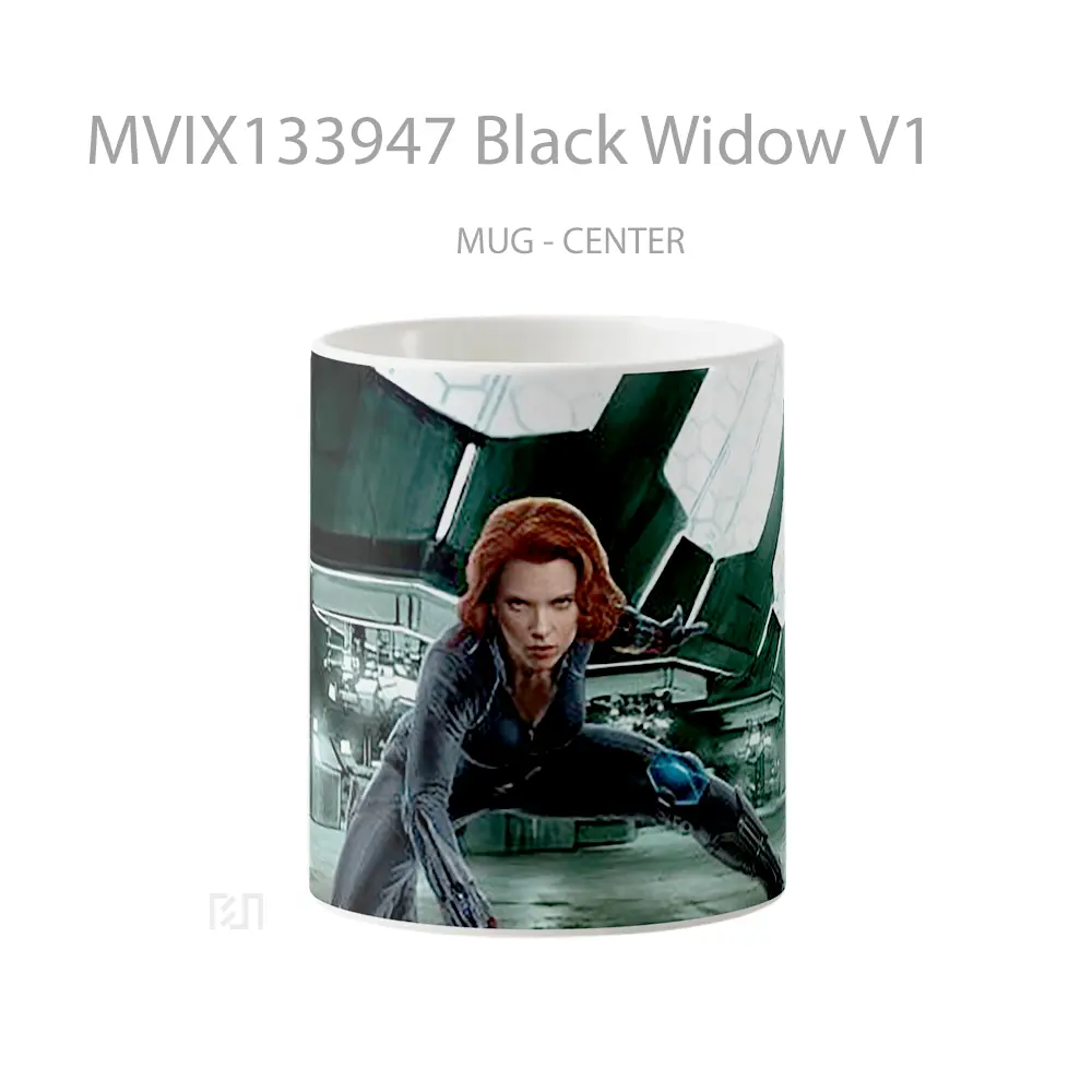 Mug Black Widow V1 Gelas Superhero