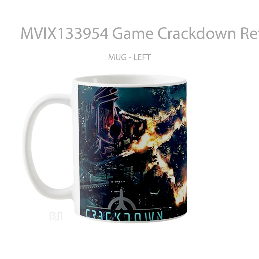 Mug Game Crackdown Returns Cangkir Gamer - All-side / Desain