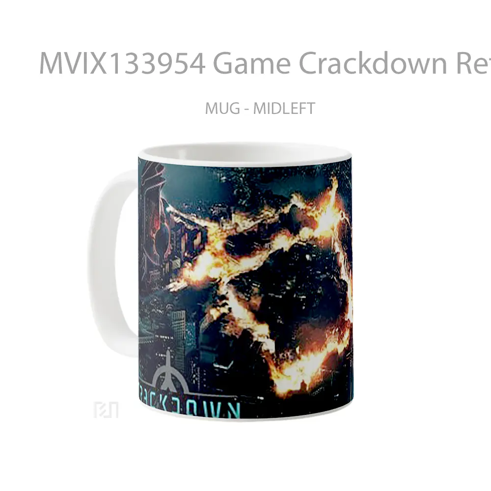 Mug Game Crackdown Returns Cangkir Gamer - All-side / Desain