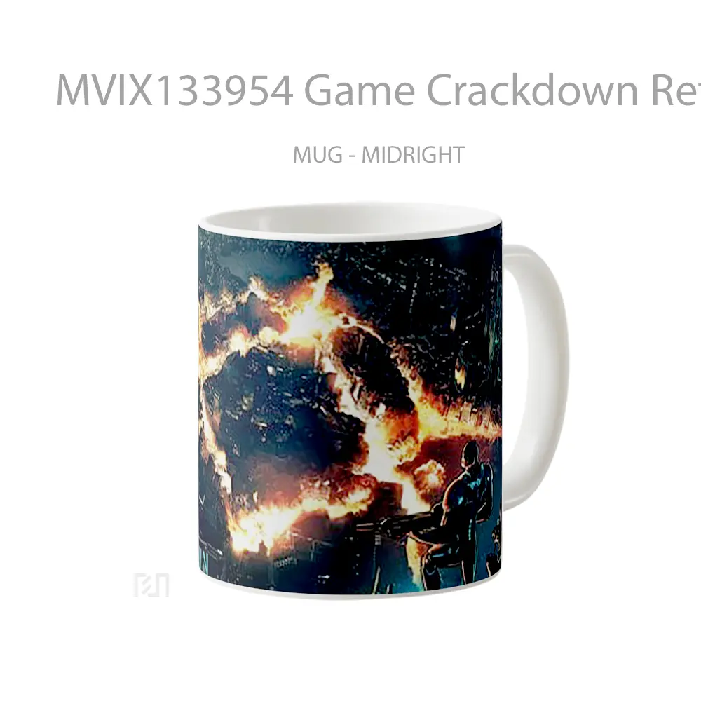 Mug Game Crackdown Returns Cangkir Gamer - All-side / Desain