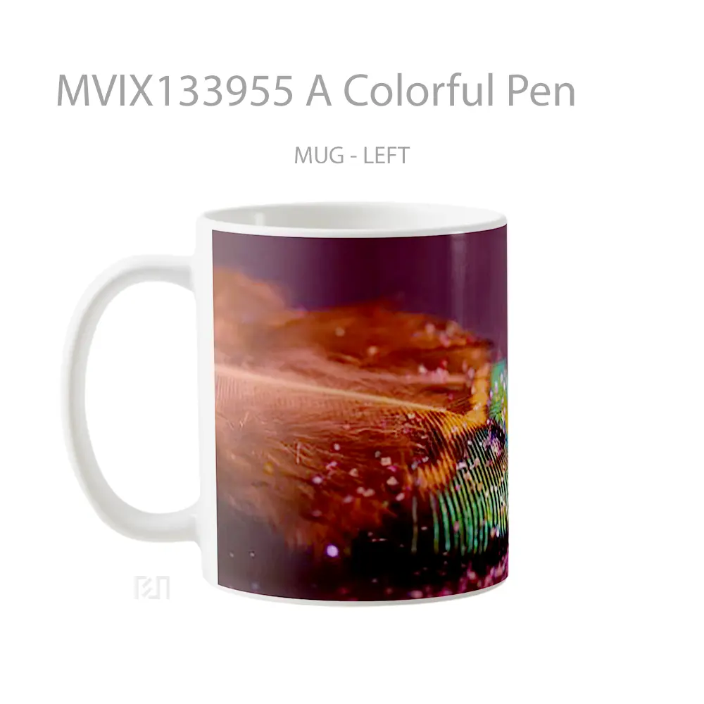 Mug A Colorful Pen Gelas Keramik Unik - All-side / Desain