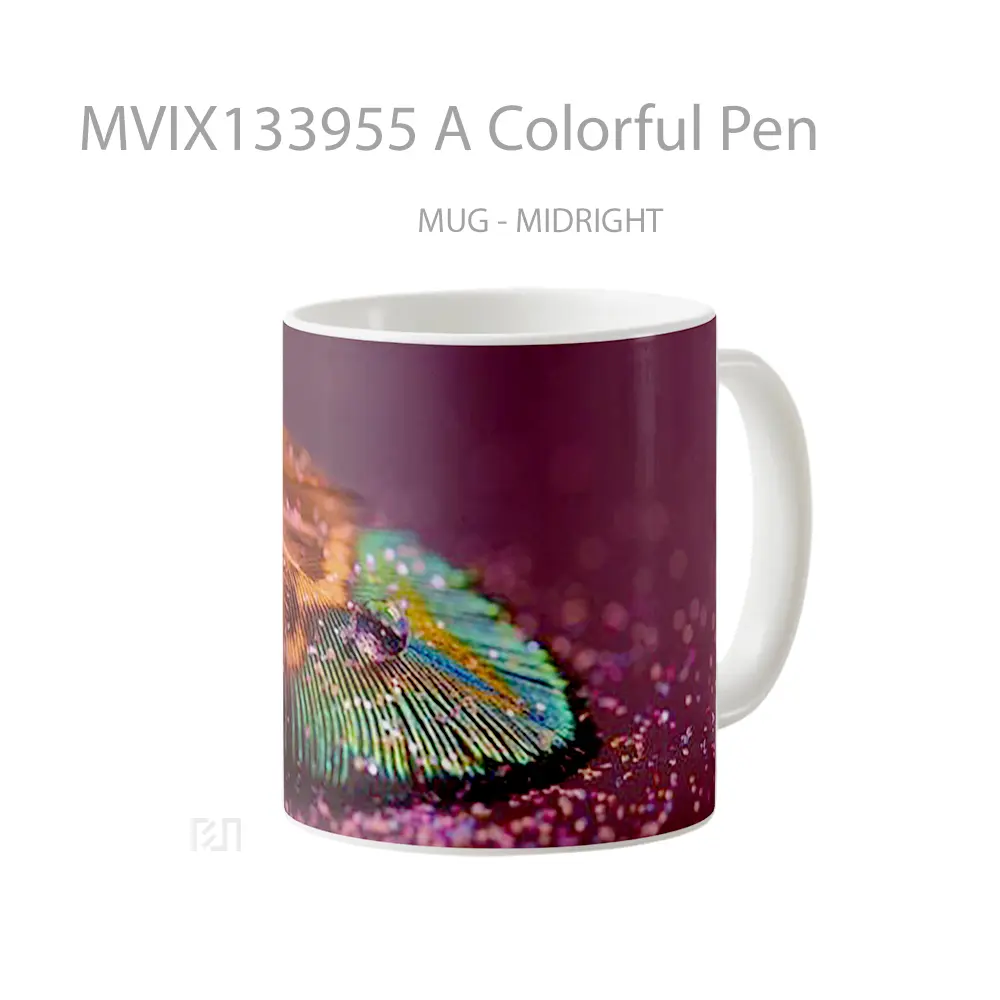 Mug A Colorful Pen Gelas Keramik Unik - All-side / Desain